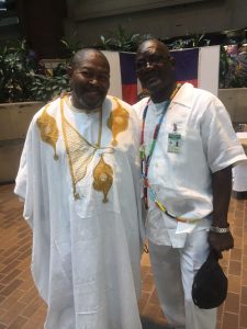 Houngan Ismaite André, Serviteur aux affaires cultuelles, à la journée internationale de la diaspora Haïtienne - Université du Québec à Montréal (UQAM), 28-29 avril 2017